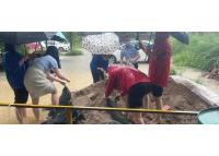 记鑫统仕抗洪防汛路上，那些最美身影！