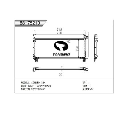 适用于   ZWR80 18-   冷凝器