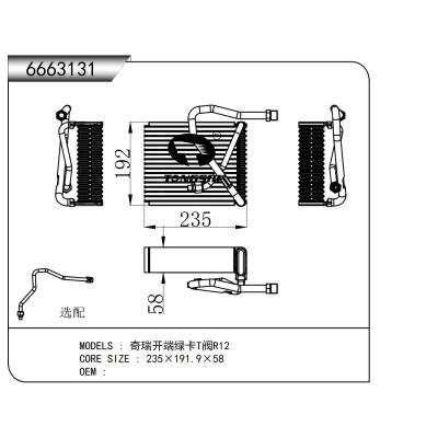 适用于  奇瑞开端绿卡T阀R12  蒸发器